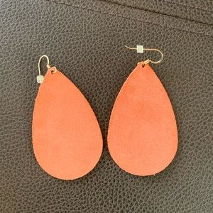 Nickel & Suede Earrings